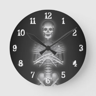 Glühen Skeleton: Wanduhr