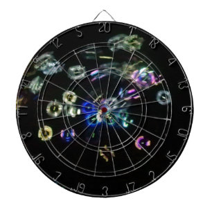 Glühenblasen nachts dartscheibe