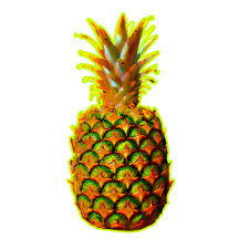 Glühende Ananas
