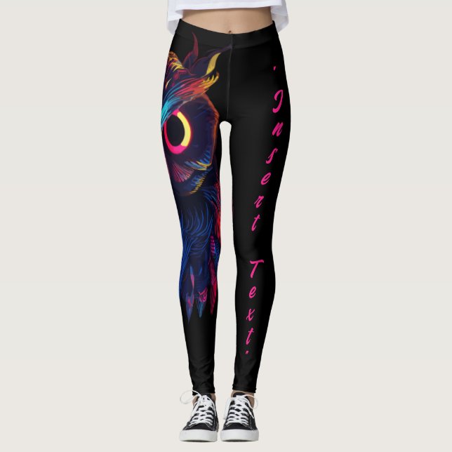 Glühende Augen Leggings (Vorderseite)