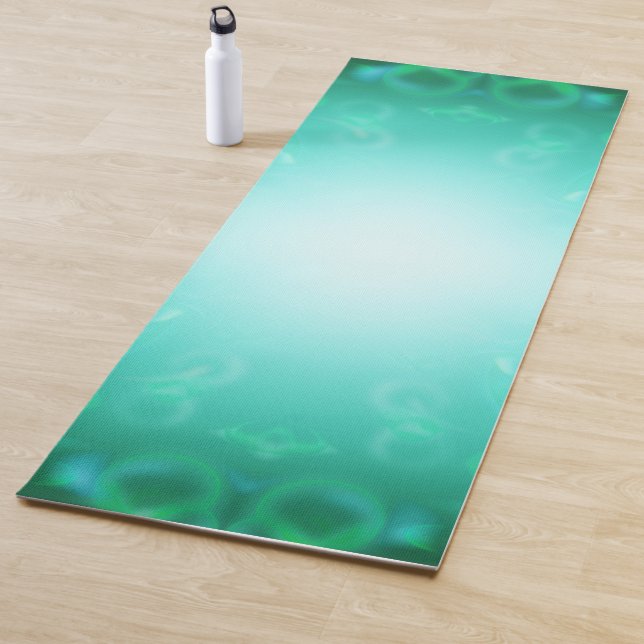 Glühende Blasen Yogamatte (Beispiel)