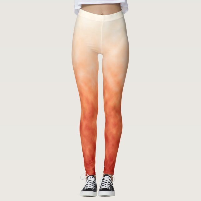 Glühende Blüte Leggings (Vorderseite)