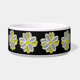 Glühende Daisy Blume Hundbowl Napf