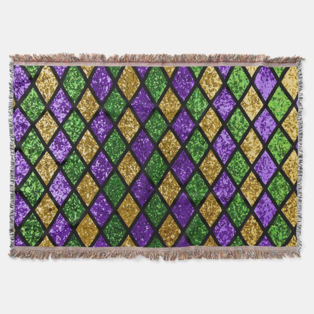 Glühende Diamanten, festlicher Hintergrund Decke (Vorderseite)