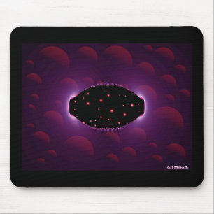Glühende Fantasieform Mousepad