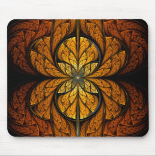 Glühende Feathers Fraktal Art Mousepad