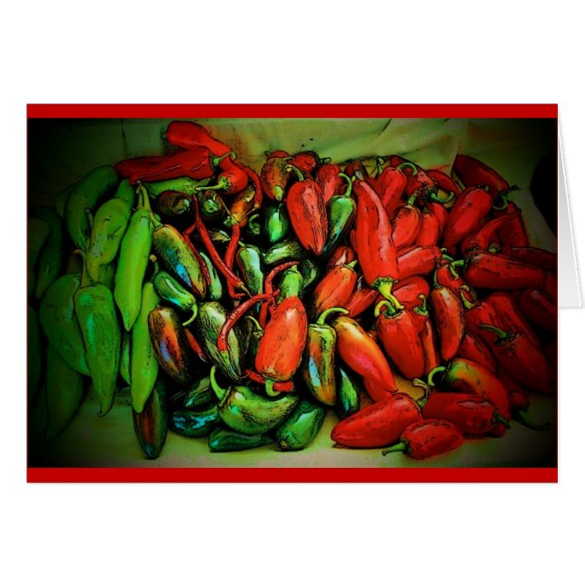 Glühende Geburtstags-Karte (Vorderseite (Horizontal))