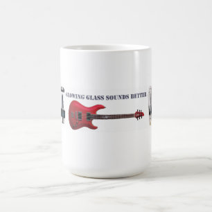 Glühende Glastöne besser Tasse