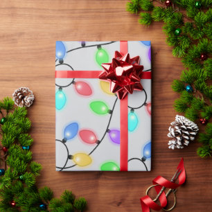 Glühende Glühbirnen Geschenkpapier