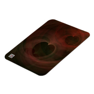 Glühende Herzen Magnet