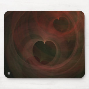 Glühende Herzen Mousepad
