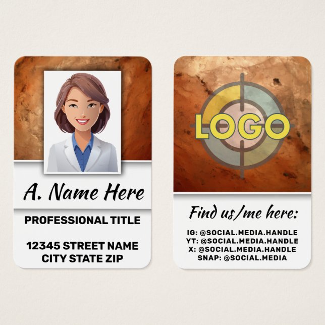 Glühende Imitate Stone Template für Wellness-Cente (Vorne & Hinten)