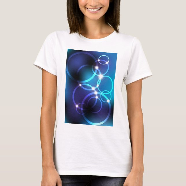 Glühende Kreise T-Shirt (Vorderseite)
