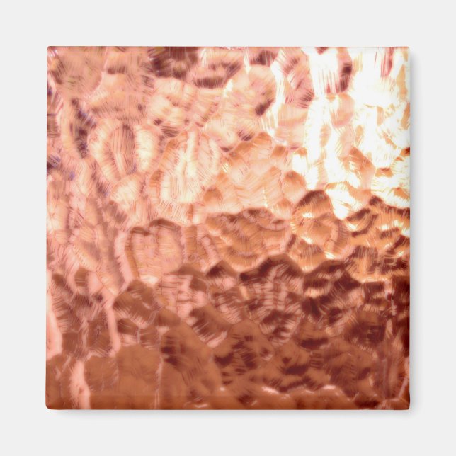 Glühende Kupferskulptur Magnet (Vorne)