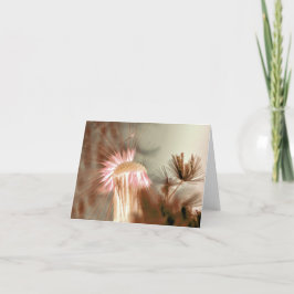 Glühende Leuchte Blank Danke Karte