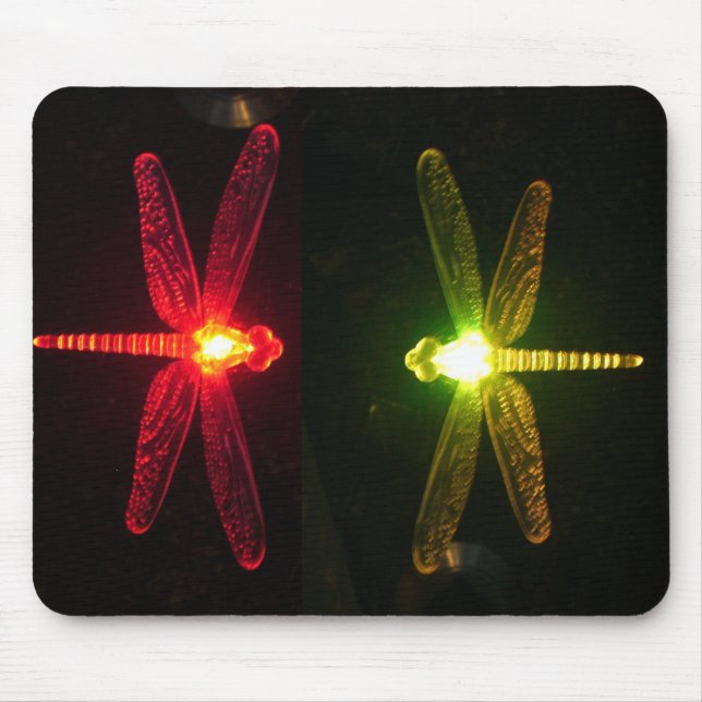 Glühende Libellen Mousepad (Vorne)