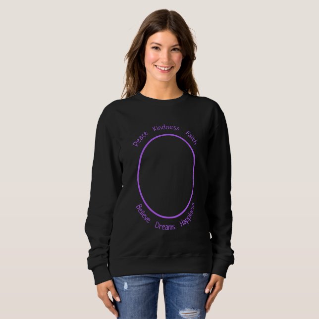 Glühende Lotus Wasserlilie Blume Inspiration Sweatshirt