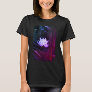 Glühende Lotus Wasserlilie Blütennatur T-Shirt