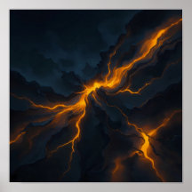 Glühende Magma-Riss-Wallpaper - Schwere Textur