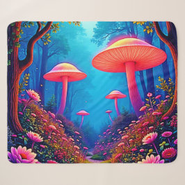 Glühende Mushroom-Magie Sherpadecke