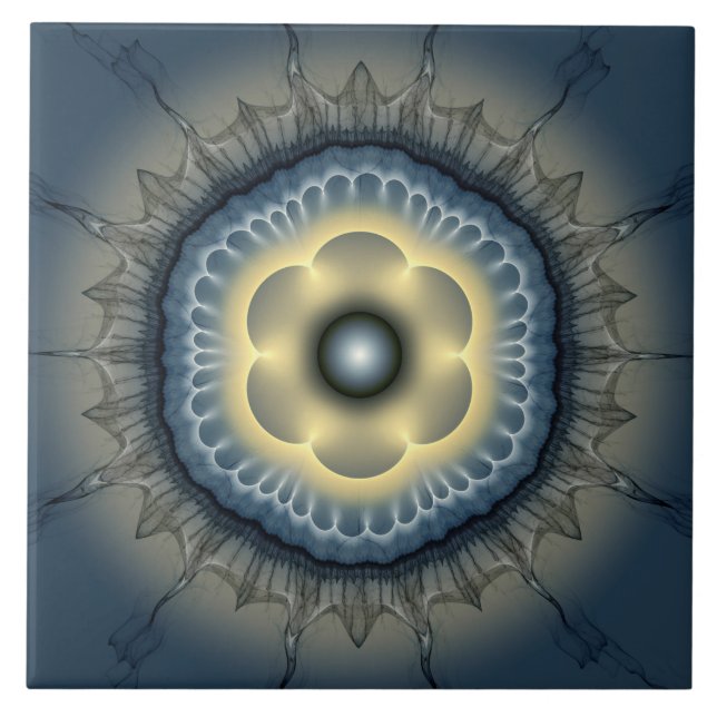 Glühende mystische Verzierung Fliese (Vorderseite)