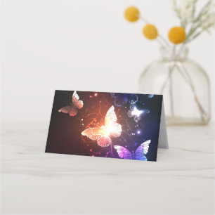 Glühende Nachtschmetterlinge Terminkarte
