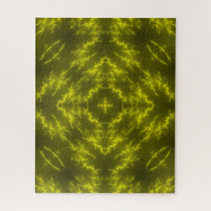 Glühende Neon Electric Thunder Bolzen Puzzle