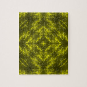 Glühende Neon Electric Thunder Bolzen Puzzle