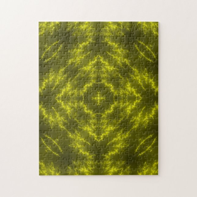 Glühende Neon Electric Thunder Bolzen Puzzle (Vertikal)