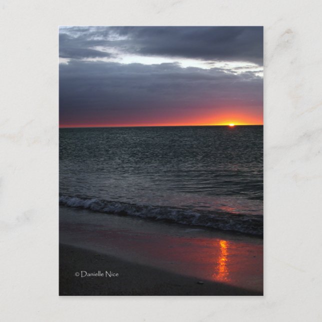 Glühende Postkarte (Vorderseite)