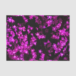 Glühende rosa Blumen-Lichter Seidenpapier