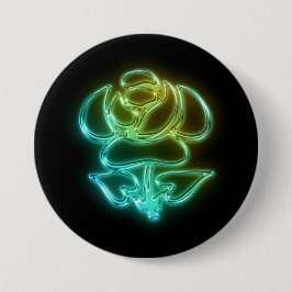 Glühende Rose Button