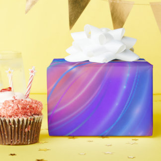 Glühende Streifen Vibrant & Dynamisch Geschenkpapier
