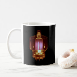 Glühende Transmitter Vakuumröhre Kaffeetasse