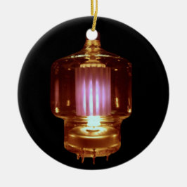 Glühende Transmitter Vakuumröhre Keramik Ornament