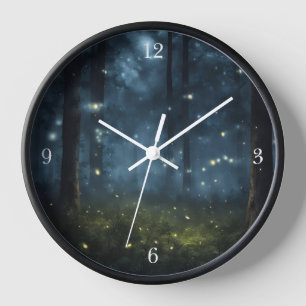 Glühende Waldflöten Uhr