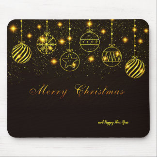 Glühende Weihnachtssymbole Mousepad