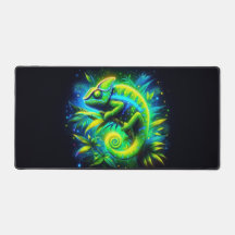 Glühender Chameleon, Augen fangende Neontiere