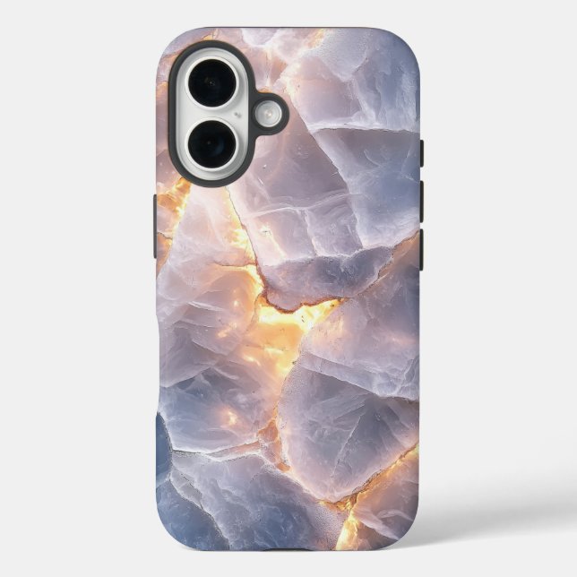Glühender Crystal Stone Phone Case (Rückseite)