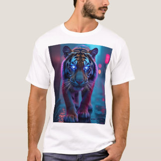 Glühender Cyber Tiger - Fierce, Bold & Futuristic T-Shirt