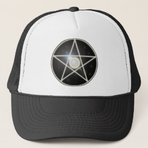 Glühender Hut des Pentagram-1 Truckerkappe