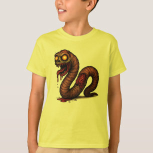 Glühender Mit Augen Darmwurm T-Shirt