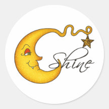 Glühender MoonShine mit Star