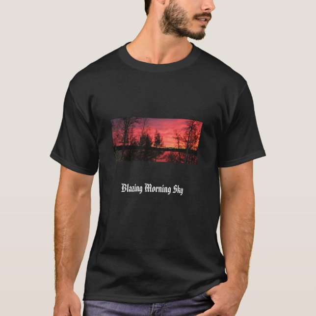 Glühender Morgen-Himmel-T - Shirt (Vorderseite)