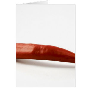 Glühender Paprika-Pfeffer auf weißem Hintergrund