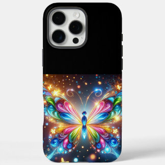 Glühender Schmetterling iPhone 16 Pro Max Hülle