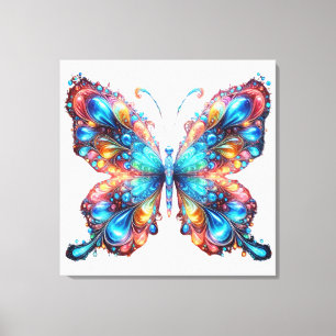 Glühender Schmetterling Leinwanddruck