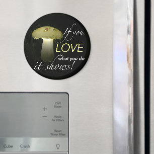 Glühender Solarzelle mit inspirierendem Zitat Magnet