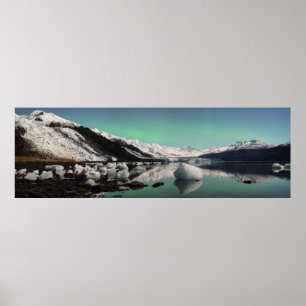 Glühender Uni-Fjord Poster