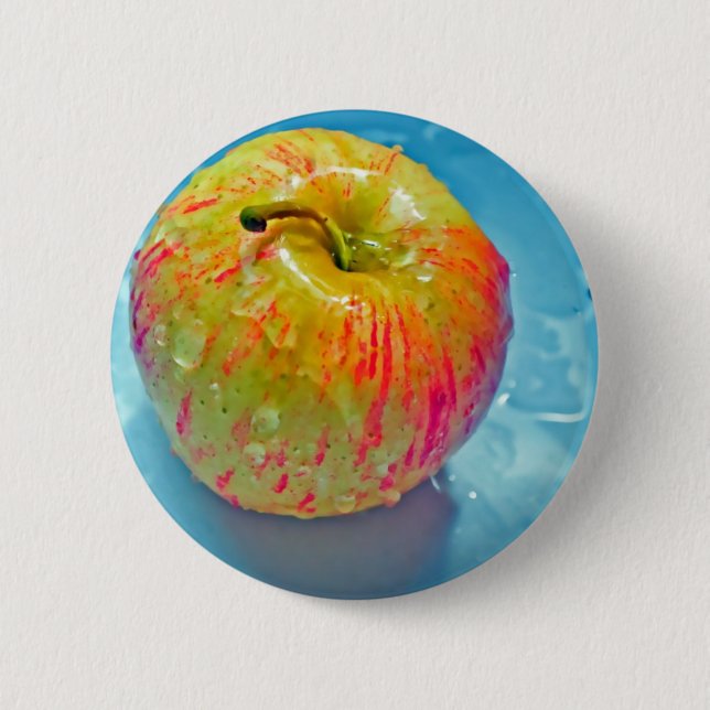 Glühendes Apple Button (Vorderseite)